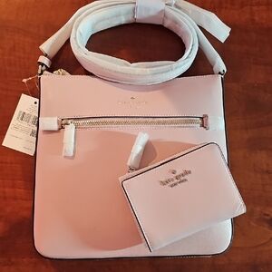 Kate Spade Tutu Pink Crossbody Bag and Wallet